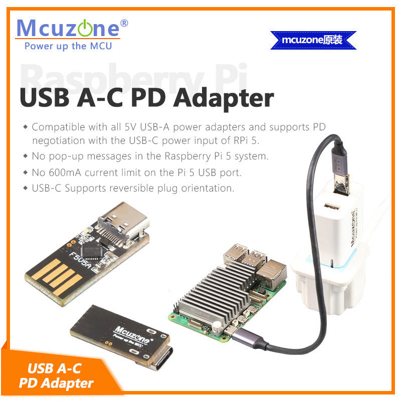 Raspberry Pi5 USB A-C PD Adapt - Banana Pi Bpi-M5 ulasan dan harga