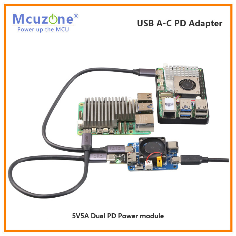 Raspberry Pi5 USB A-C PD Adapt - Banana Pi Bpi-M5 ulasan dan harga