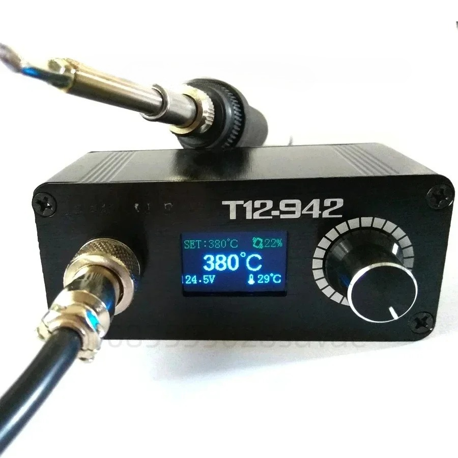 MINI T12 STC OLED Digital Sold - Soldering Station T12 Oled ulasan dan harga