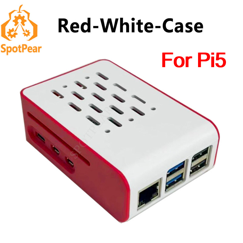 Raspberry Pi 5 Red-White cooli - Raspberry Pi 5 8Gb Kit ulasan dan harga