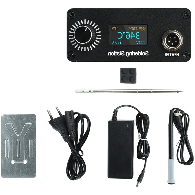 B03C-T12 Digital Soldering Sta - Soldering Station T12 Oled ulasan dan harga
